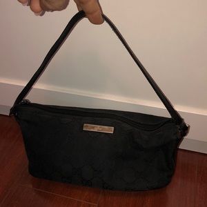Authentic black Gucci shoulder / handbag